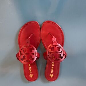 Tory Burch | Miller Sandal | Tory Red | Size 9
